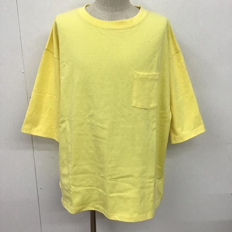レリューム relume カットソー 半袖 22-071-464-0120-1-0 JOURNALSTANDARD Tシャツ 半袖カットソー クルーネックカットソー L 無地 黄 / イエロー / メンズ USED 古着 中古 10097063