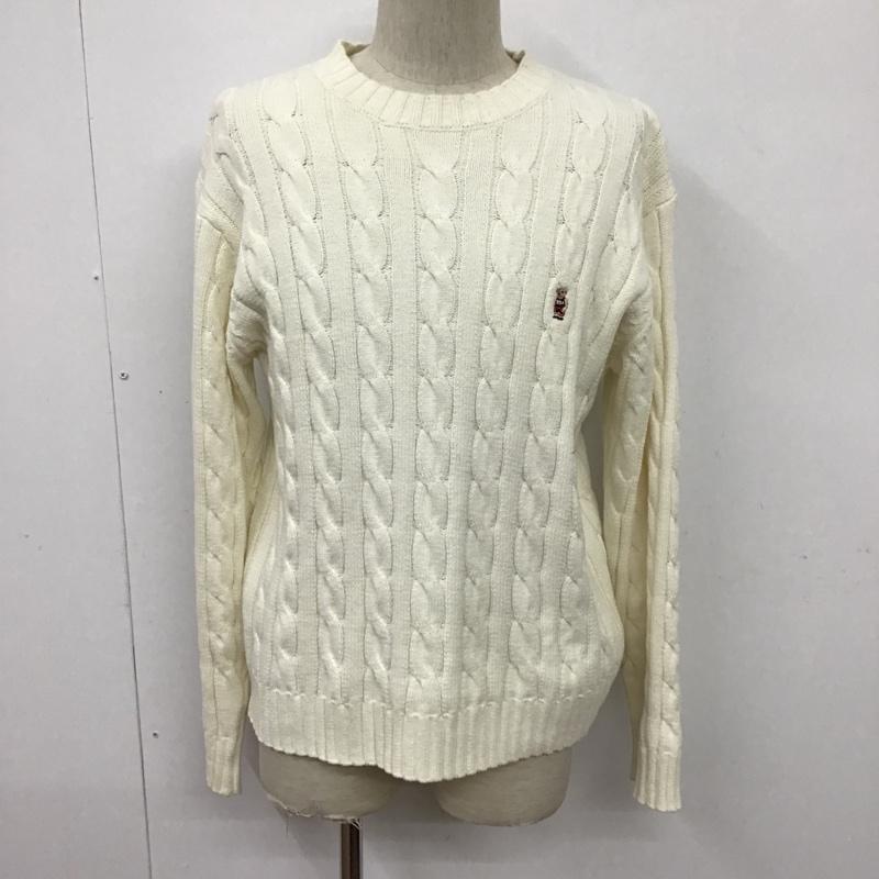 フリークスストア FREAK'S STORE ニット、セーター 長袖 M 無地 白 / ホワイト / メンズ USED 古着 中古 10097066