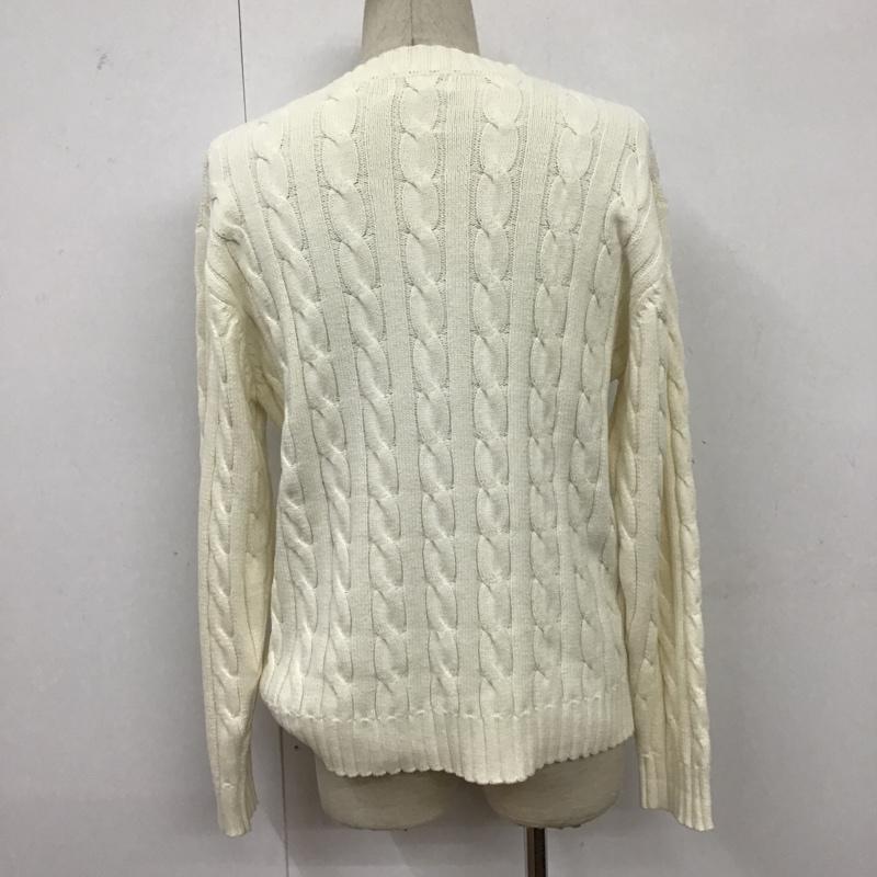 フリークスストア FREAK'S STORE ニット、セーター 長袖 M 無地 白 / ホワイト / メンズ USED 古着 中古 10097066