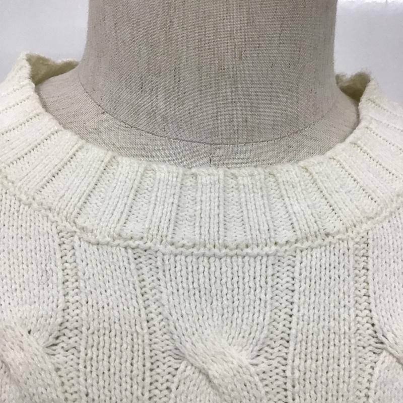 フリークスストア FREAK'S STORE ニット、セーター 長袖 M 無地 白 / ホワイト / メンズ USED 古着 中古 10097066