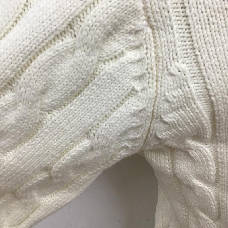 フリークスストア FREAK'S STORE ニット、セーター 長袖 M 無地 白 / ホワイト / メンズ USED 古着 中古 10097066