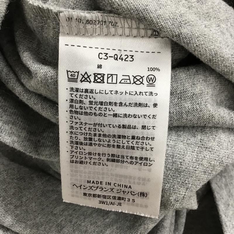 チャンピオン Champion Tシャツ 長袖 L プリント 灰 / グレー / メンズ USED 古着 中古 10097117