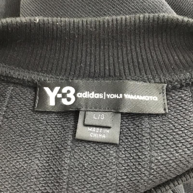ワイスリー Y-3 トレーナー 長袖 adidas YOHJI YAMAMOTO L 無地 黒 / ブラック / メンズ USED 古着 中古 10097125