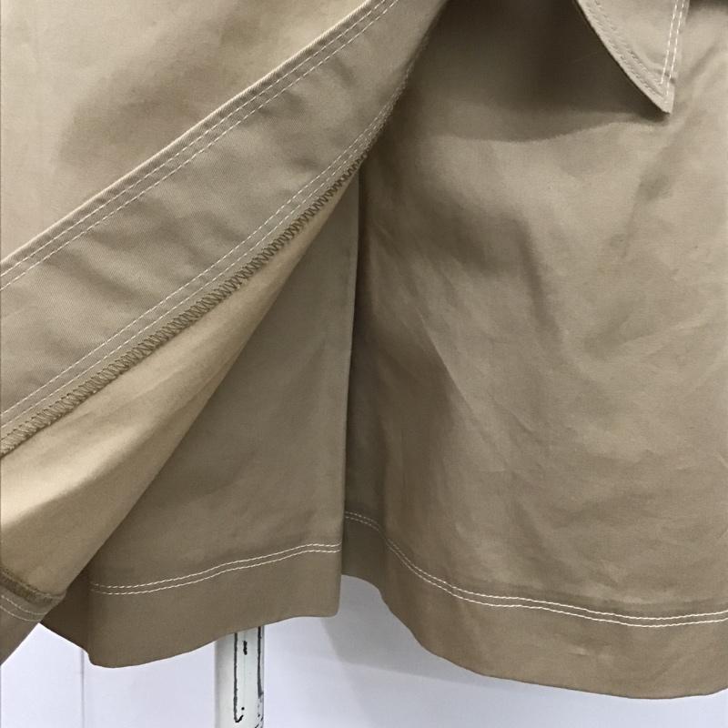 リランドチュール Rirandture パンツ ショートパンツ 88373093 ラップスカート風キュロット ハーフパンツ ショートパンツ 2 無地 ベージュ / ベージュ / レディース USED 古着 中古 10097183
