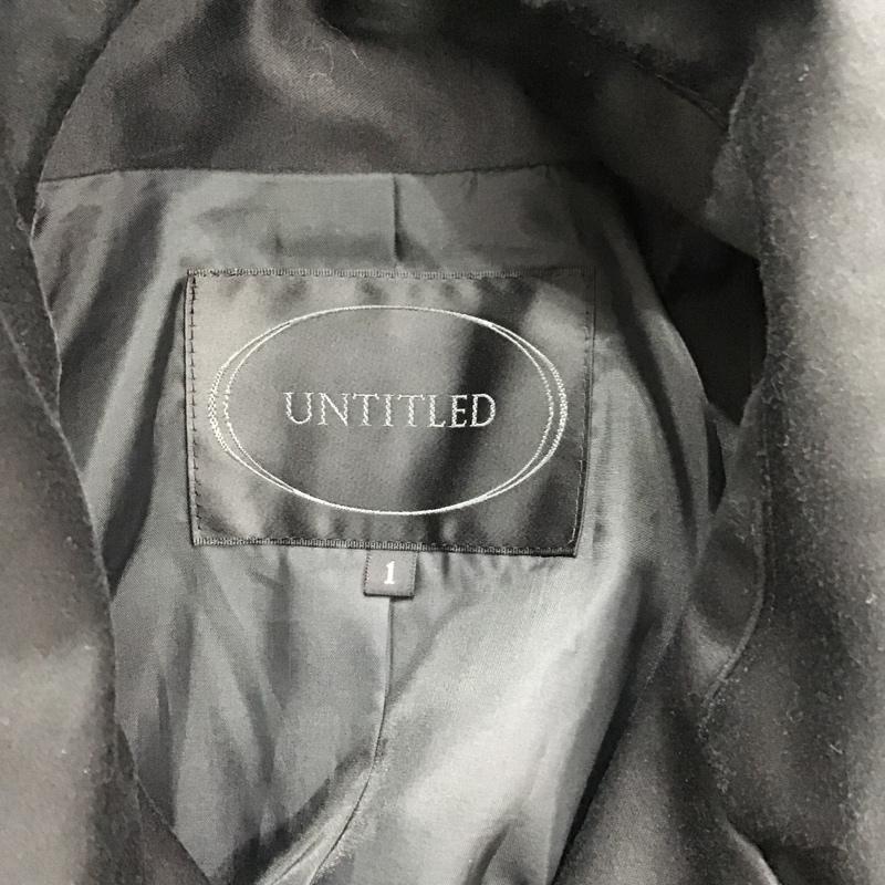 アンタイトル UNTITLED ジャケット、上着 ジャケット、ブレザー 1 無地 黒 / ブラック / レディース USED 古着 中古 10097205