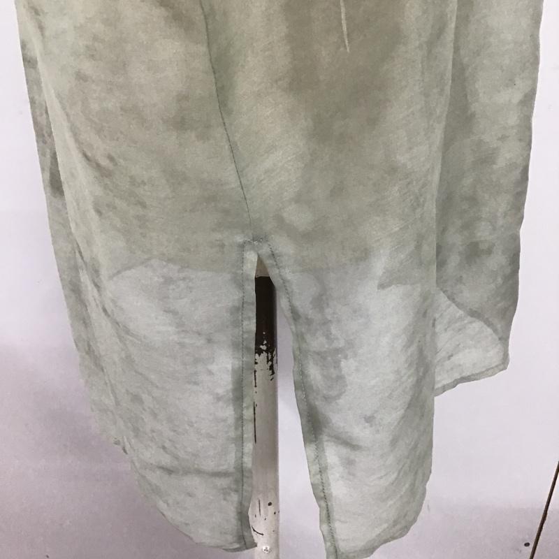 クラシカルエルフ classicalelf シャツ、ブラウス 長袖 ce0960051 ゆったりシアーシャツ タグ付き M 無地 カーキ / カーキ / レディース USED 古着 中古 10097218