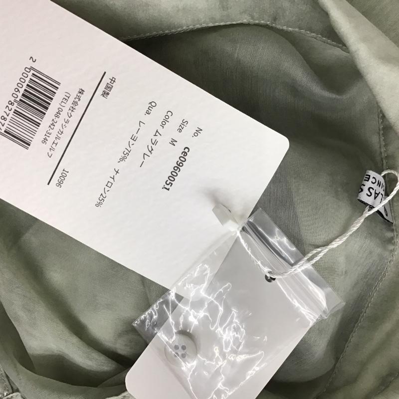 クラシカルエルフ classicalelf シャツ、ブラウス 長袖 ce0960051 ゆったりシアーシャツ タグ付き M 無地 カーキ / カーキ / レディース USED 古着 中古 10097218