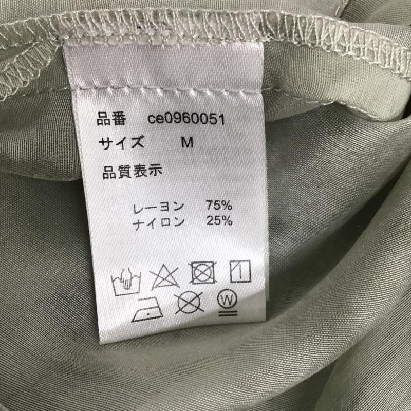 クラシカルエルフ classicalelf シャツ、ブラウス 長袖 ce0960051 ゆったりシアーシャツ タグ付き M 無地 カーキ / カーキ / レディース USED 古着 中古 10097218