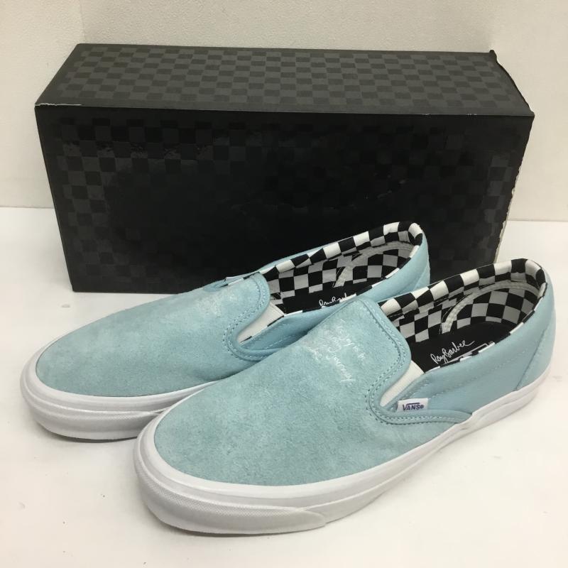 バンズ VANS スニーカー スニーカー Ray Barbee レイ・バービー Leica ライカ Classic Slip-On スリッポン VN0A45JK92S1 28.0cm 刺繍 X ロゴ、文字 水色 / ライトブルー / メンズ USED 古着 中古 10097232