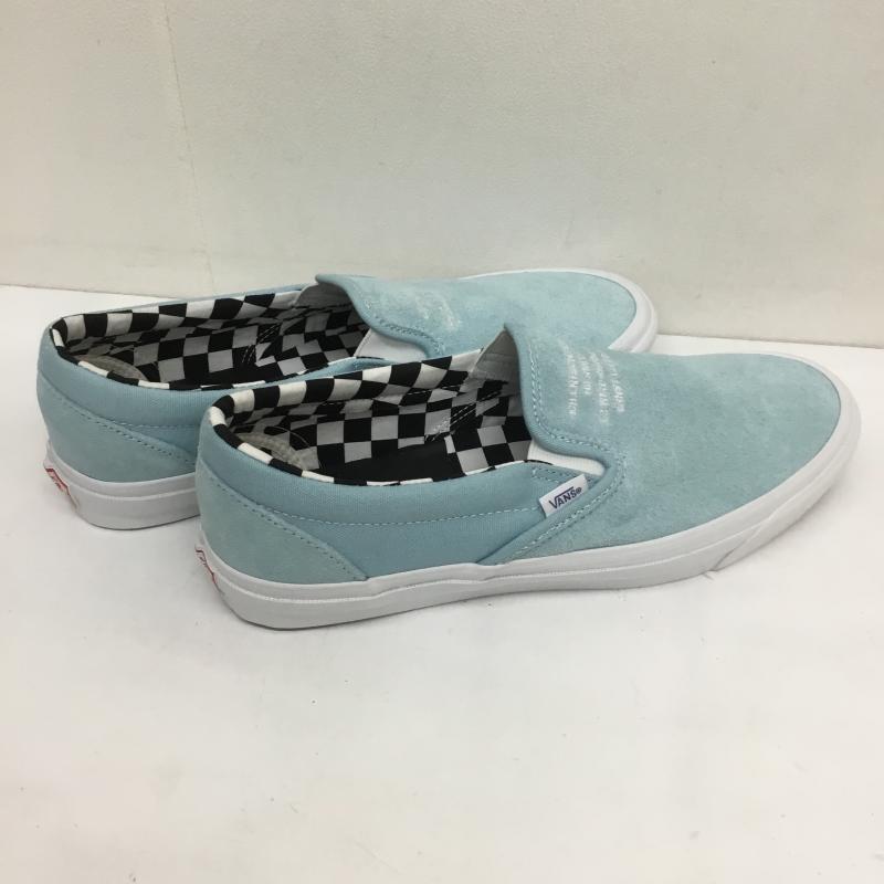バンズ VANS スニーカー スニーカー Ray Barbee レイ・バービー Leica ライカ Classic Slip-On スリッポン VN0A45JK92S1 28.0cm 刺繍 X ロゴ、文字 水色 / ライトブルー / メンズ USED 古着 中古 10097232
