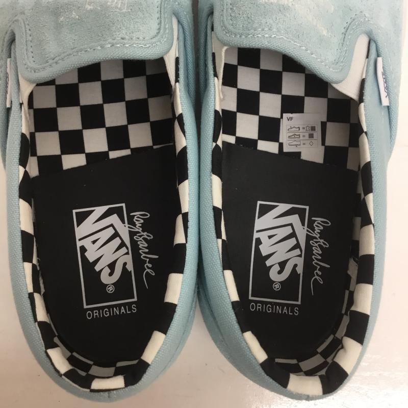 バンズ VANS スニーカー スニーカー Ray Barbee レイ・バービー Leica ライカ Classic Slip-On スリッポン VN0A45JK92S1 28.0cm 刺繍 X ロゴ、文字 水色 / ライトブルー / メンズ USED 古着 中古 10097232
