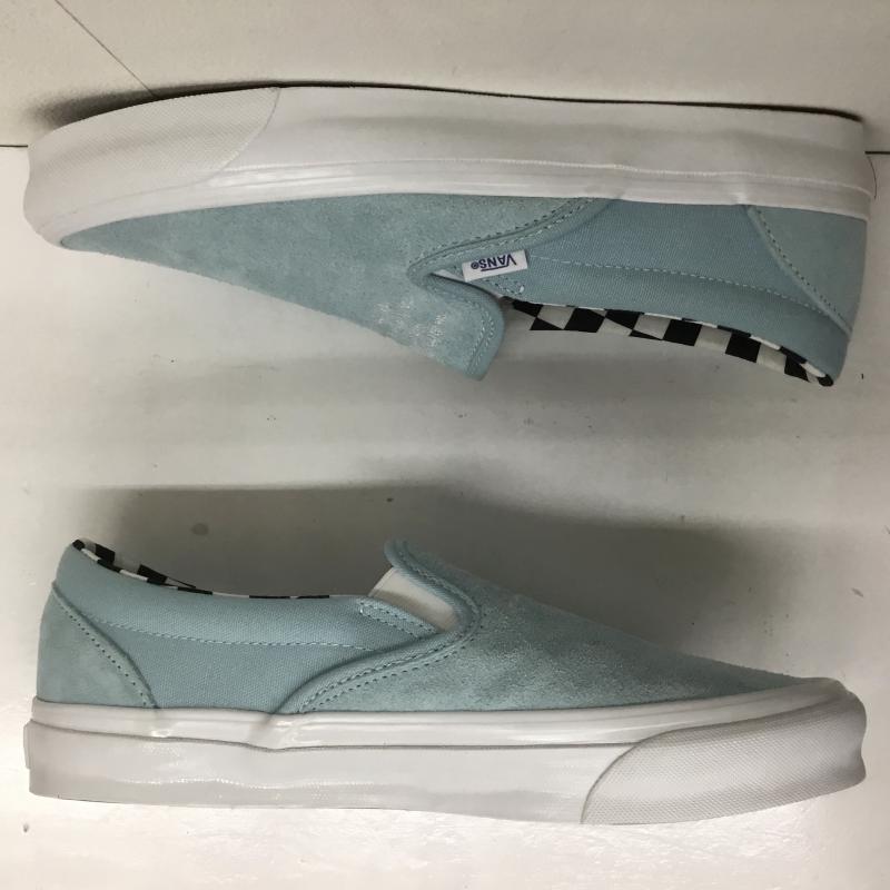 バンズ VANS スニーカー スニーカー Ray Barbee レイ・バービー Leica ライカ Classic Slip-On スリッポン VN0A45JK92S1 28.0cm 刺繍 X ロゴ、文字 水色 / ライトブルー / メンズ USED 古着 中古 10097232