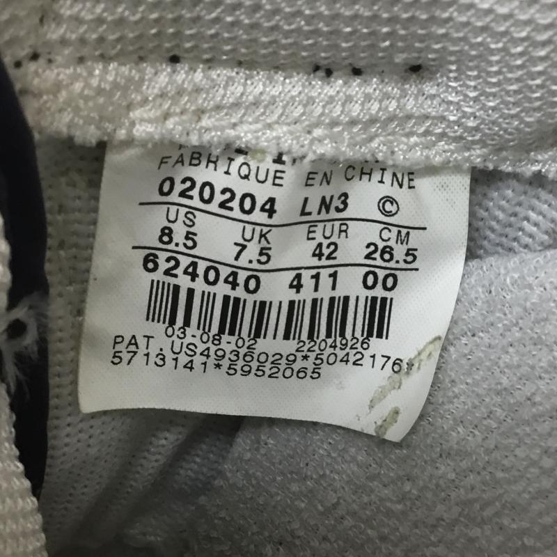ナイキ NIKE スニーカー スニーカー AIR FORCE 1 PUERTO RICO 3 エアフォース 1 プエルトリコ 624040-411 2002年製 26.5cm ロゴ、文字 紺 / ネイビー / メンズ USED 古着 中古 10097238