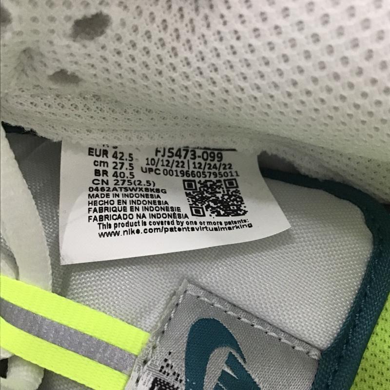 ナイキ NIKE スニーカー スニーカー FJ5473-099 W DUNK LOW SE 27.5cm 27.5cm ロゴ、文字 灰 / グレー / X 白 / ホワイト / X 緑 / グリーン / メンズ USED 古着 中古 10097252