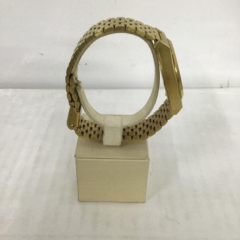 ニクソン NIXON 腕時計 アナログ(クォーツ式) A045126 TIMTE TELLE ALL GOLD 箱有 ロゴ、文字 金 / ゴールド / メンズ USED 古着 中古 10097270
