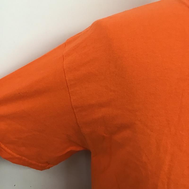 ロンリー LONELY論理 Tシャツ 半袖 半袖カットソー プリントTシャツ クルーネックカットソー M ロゴ、文字 橙 / オレンジ / メンズ USED 古着 中古 10097278