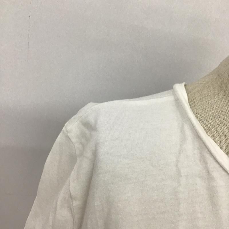 ザラ ZARA Tシャツ 半袖 5580 055 250 クルーネック L プリント 白 / ホワイト / レディース USED 古着 中古 10097288