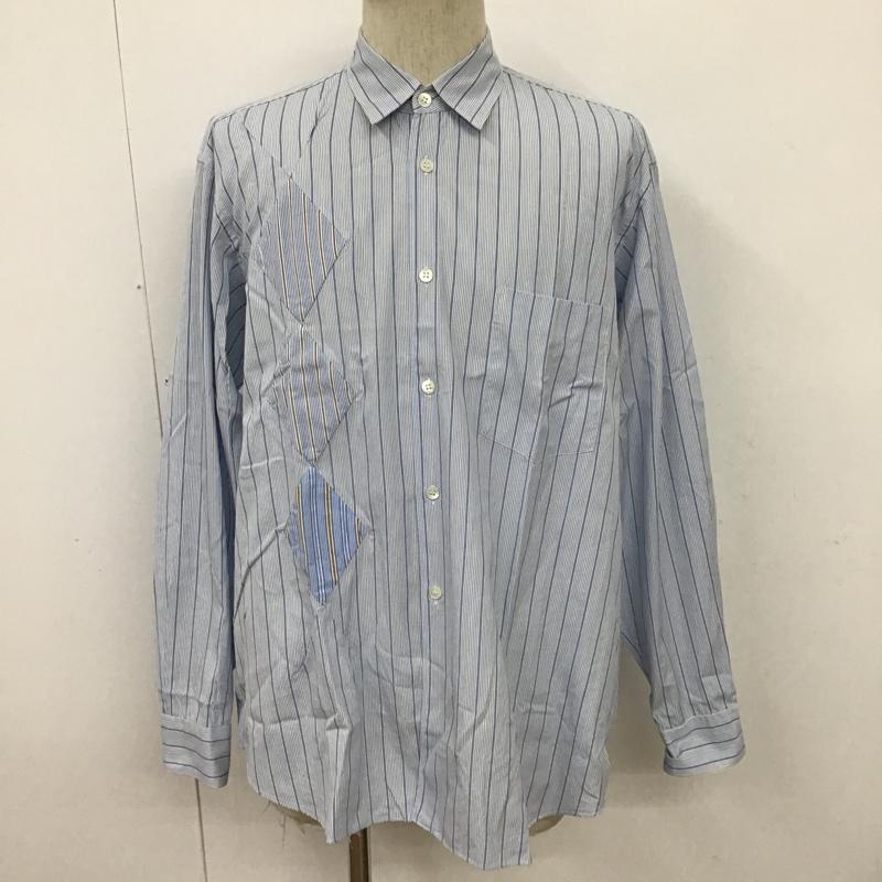 コムデギャルソン COMME des GARCONS シャツ、ブラウス 長袖 長袖シャツ カラーシャツ ポケットシャツ 長袖カットソー ストライプシャツ S ストライプ マルチカラー / マルチカラー / メンズ USED 古着 中古 10097298