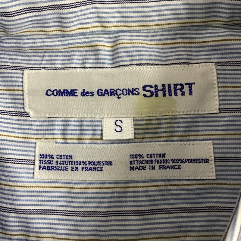 コムデギャルソン COMME des GARCONS シャツ、ブラウス 長袖 長袖シャツ カラーシャツ ポケットシャツ 長袖カットソー ストライプシャツ S ストライプ マルチカラー / マルチカラー / メンズ USED 古着 中古 10097298