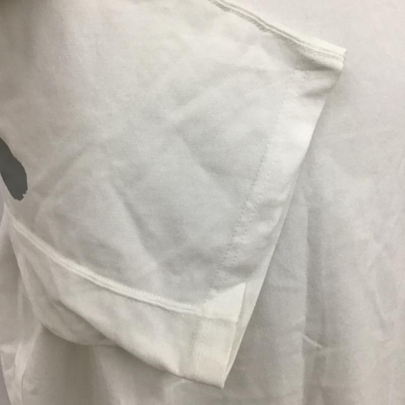 アヴィレックス AVIREX Tシャツ 半袖 6123280 ビッグロゴルーズフィットTシャツ 半袖カットソー クルーネックカットソー プリントカットソー XL プリント 白 / ホワイト / メンズ USED 古着 中古 10097307
