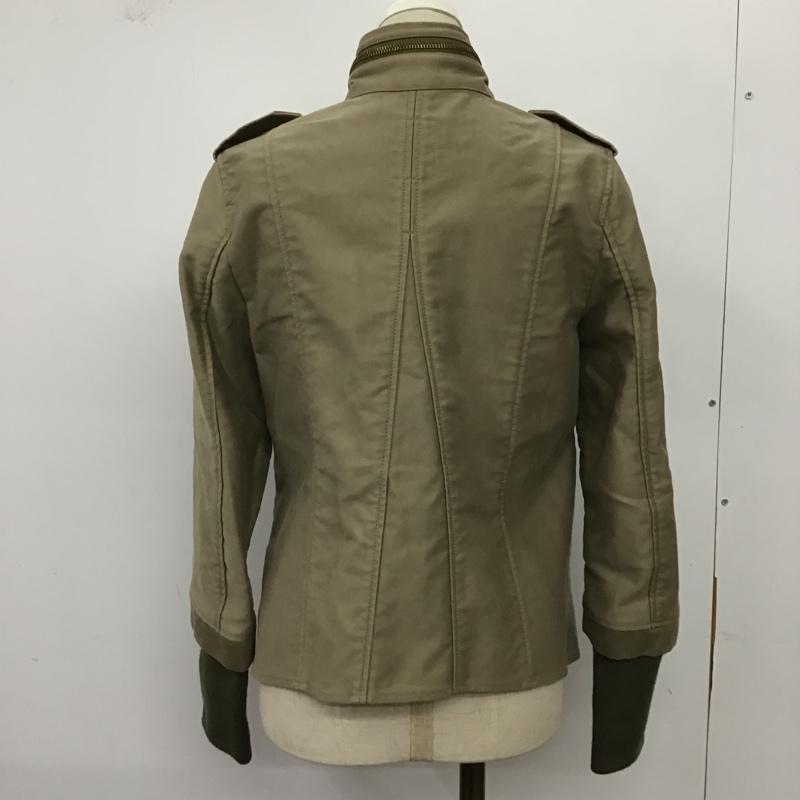 バッカ BACCA ジャケット、上着 ジャケット、ブレザー 35-07-04-07151 38 無地 カーキ / カーキ / レディース USED 古着 中古 10097322