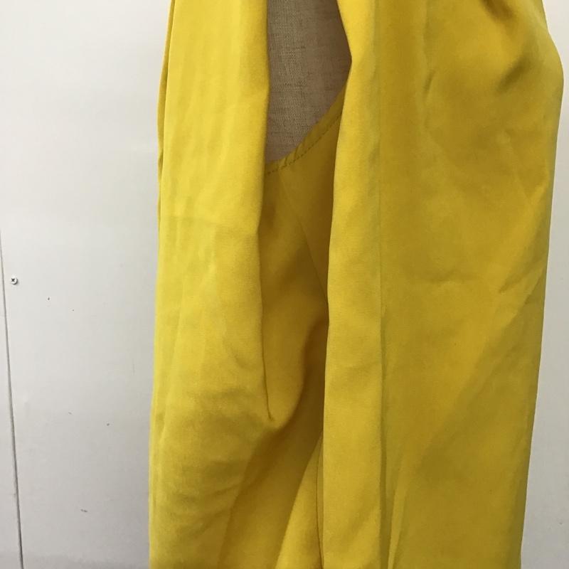 ローズバッド ROSE BUD トップス トップス 600-9110019 ノースリーブブラウス FREE 無地 マスタード / マスタード / レディース USED 古着 中古 10097335
