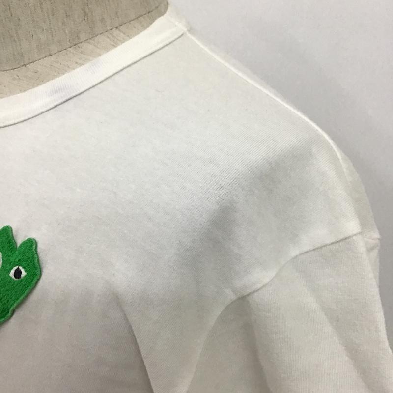 プレイコムデギャルソン PLAY COMME des GARCONS Tシャツ 半袖 AZ-T090 Tシャツ 半袖カットソー プリントTシャツ クルーネックカットソー M プリント 白 / ホワイト / メンズ USED 古着 中古 10097353