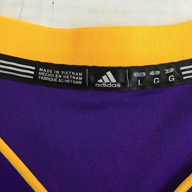 アディダス adidas タンクトップ タンクトップ U08938 ユニフォーム ノースリーブカットソー ベスト スポーツウェア Vネック L ロゴ、文字 マルチカラー / マルチカラー / メンズ USED 古着 中古 10097354