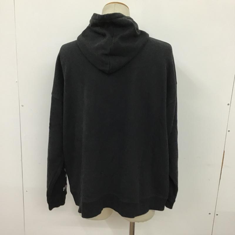 プレイボーイ PLAYBOY パーカー 長袖 フード付きパーカー 長袖スウェット パーカー トレーナー PLAYBOY×NOUND FREE ロゴ、文字 黒 / ブラック / メンズ USED 古着 中古 10097378