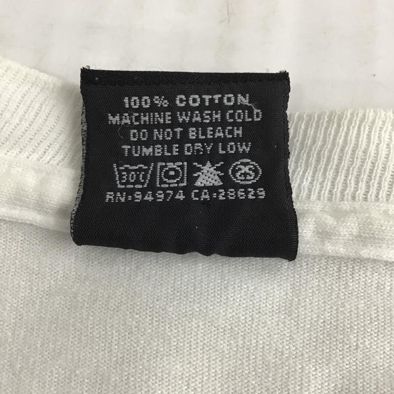 ステューシー STUSSY Tシャツ 半袖 S ロゴ、文字 白 / ホワイト / メンズ USED 古着 中古 10097394