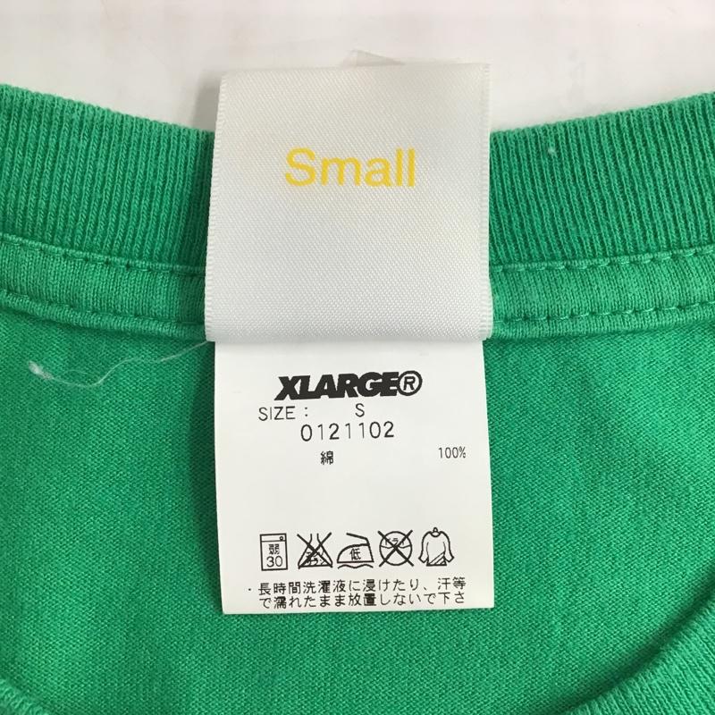 エクストララージ XLARGE Tシャツ 半袖 S キャラクター 緑 / グリーン / メンズ USED 古着 中古 10097395