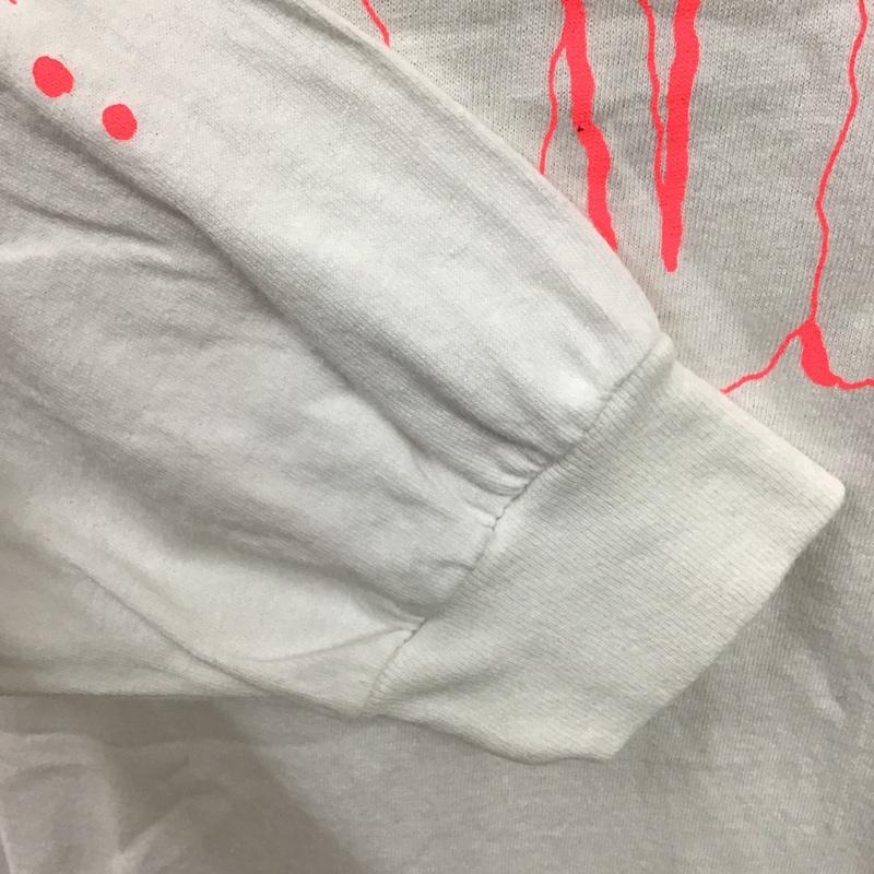ダズンワン DOZEN ONE カットソー 長袖 XL プリント 白 / ホワイト / メンズ USED 古着 中古 10097400