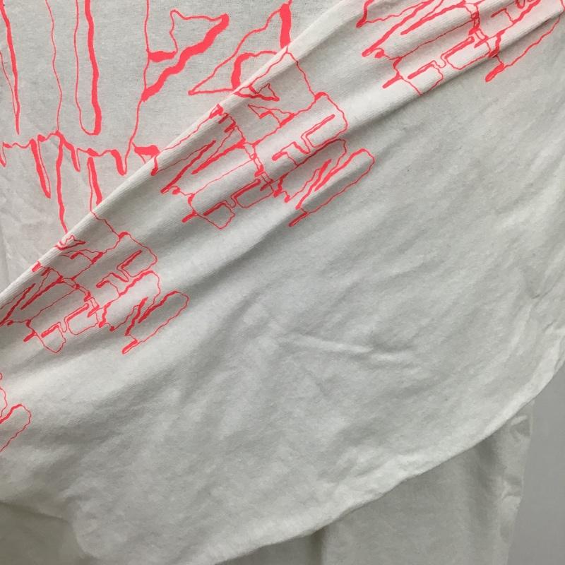 ダズンワン DOZEN ONE カットソー 長袖 XL プリント 白 / ホワイト / メンズ USED 古着 中古 10097400