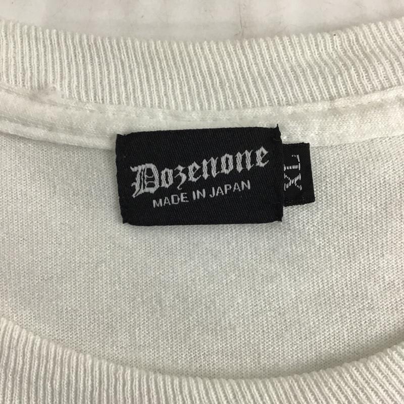 ダズンワン DOZEN ONE カットソー 長袖 XL プリント 白 / ホワイト / メンズ USED 古着 中古 10097400