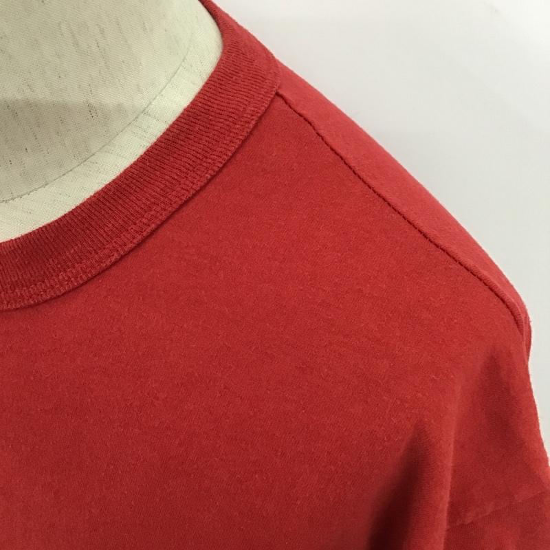 ラッセル RUSSELL Tシャツ 半袖 半袖カットソー プリントTシャツ クルーネックカットソー 古着 L プリント 赤 / レッド / メンズ USED 古着 中古 10097402