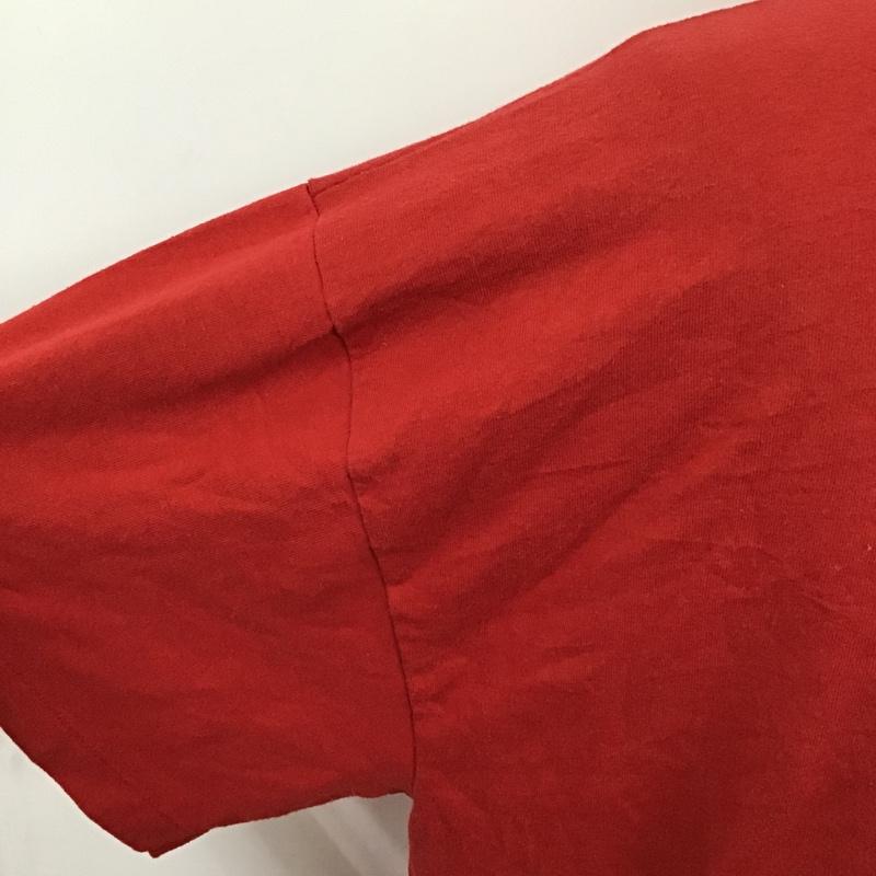 ラッセル RUSSELL Tシャツ 半袖 半袖カットソー プリントTシャツ クルーネックカットソー 古着 L プリント 赤 / レッド / メンズ USED 古着 中古 10097402