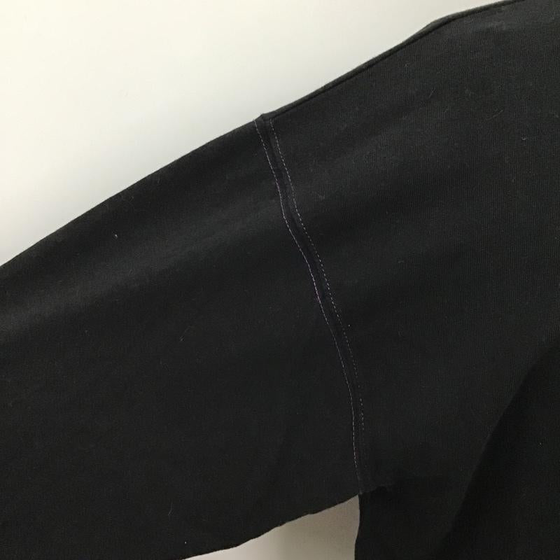 古着 USED カットソー 長袖 長袖カットソー クルーネックカットソー ロングスリーブカットソー プリントTシャツ M ロゴ、文字 黒 / ブラック / メンズ USED 古着 中古 10097407