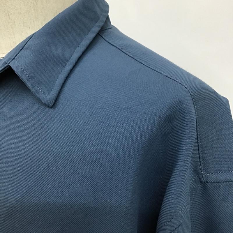 古着 USED シャツ、ブラウス 長袖 長袖シャツ カラーシャツ ポケットシャツ 長袖カットソー XL 刺繍 青 / ブルー / メンズ USED 古着 中古 10097408
