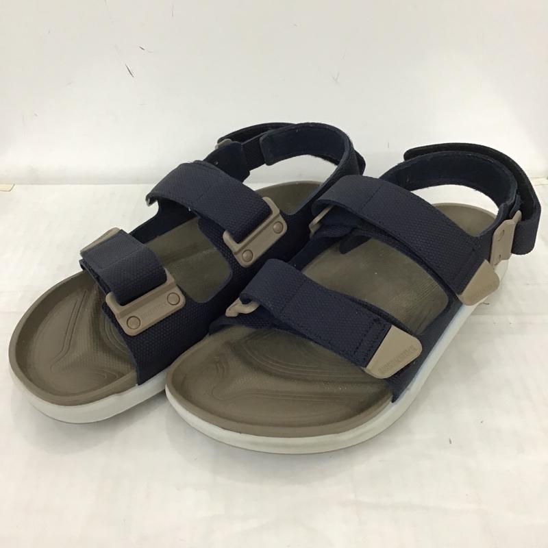 ビルケンシュトック BIRKENSTOCK サンダル サンダル Tatacoa タタコア 42 27cm 27.0cm ロゴ、文字 紺 / ネイビー / X ベージュ / ベージュ / メンズ USED 古着 中古 10097436