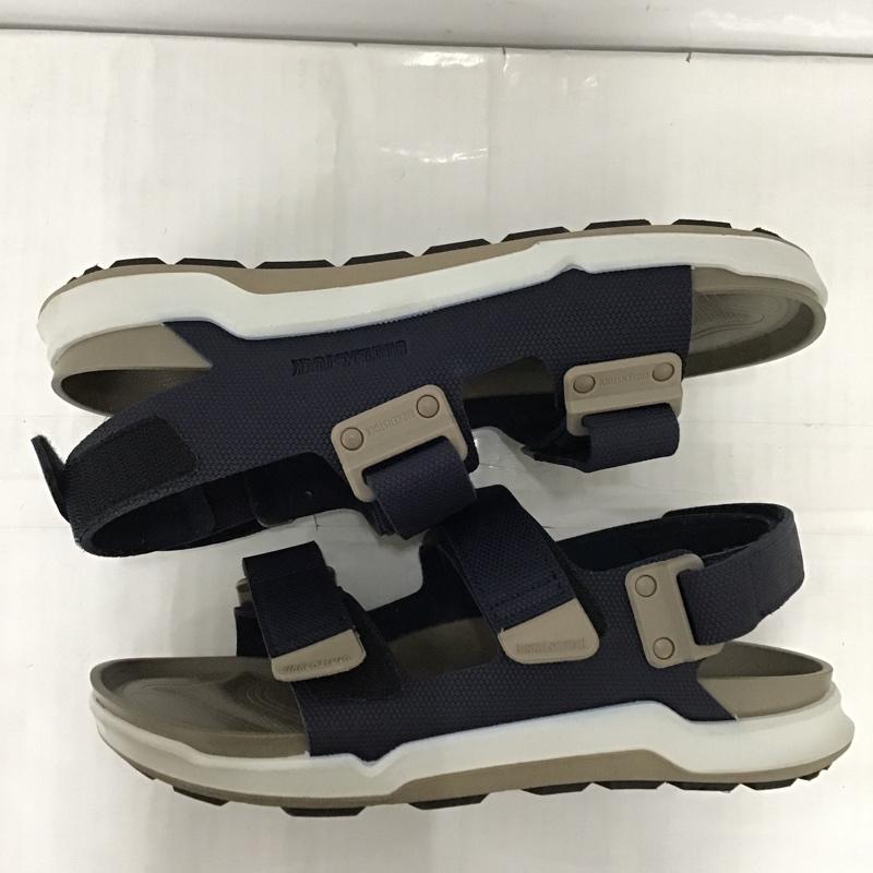 ビルケンシュトック BIRKENSTOCK サンダル サンダル Tatacoa タタコア 42 27cm 27.0cm ロゴ、文字 紺 / ネイビー / X ベージュ / ベージュ / メンズ USED 古着 中古 10097436