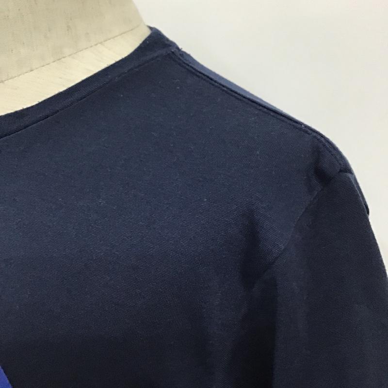 ザノースフェイス THE NORTH FACE Tシャツ 半袖 NT31620 ショートスリーブカラードームT 半袖カットソー Tシャツ プリントTシャツ S ロゴ、文字 紺 / ネイビー / メンズ USED 古着 中古 10097442
