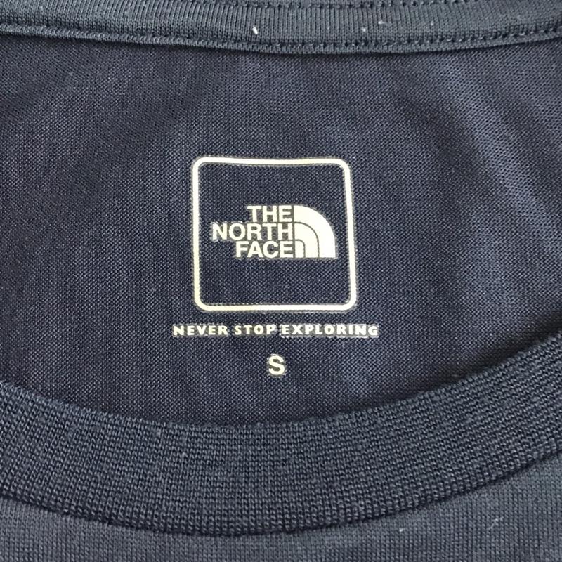 ザノースフェイス THE NORTH FACE Tシャツ 半袖 NT31620 ショートスリーブカラードームT 半袖カットソー Tシャツ プリントTシャツ S ロゴ、文字 紺 / ネイビー / メンズ USED 古着 中古 10097442