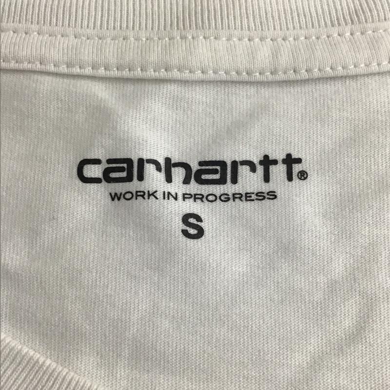 カーハート Carhartt Tシャツ 半袖 5636.20PO04977.1120 Tシャツ 半袖カットソー クルーネックカットソー S ロゴ、文字 白 / ホワイト / メンズ USED 古着 中古 10097466