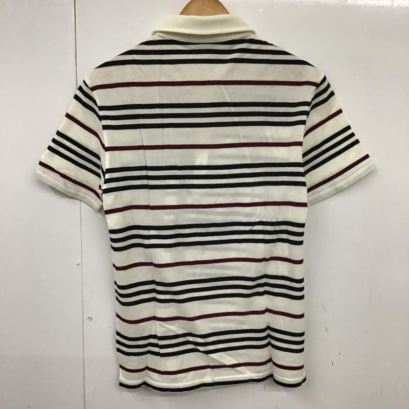 バーバリーブラックレーベル BURBERRY BLACK LABEL ポロシャツ 半袖 半袖ポロシャツ カラーシャツ ボーダーカットソーカジュアルシャツ 2 ボーダー柄 マルチカラー / マルチカラー / メンズ USED 古着 中古 10097472
