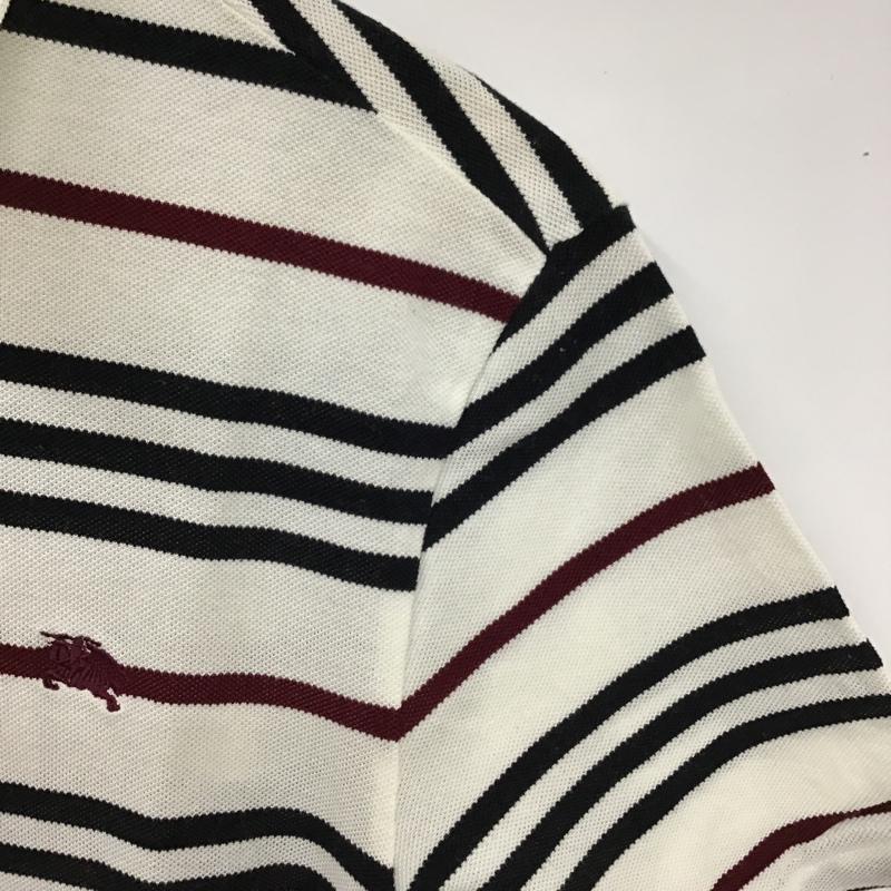 バーバリーブラックレーベル BURBERRY BLACK LABEL ポロシャツ 半袖 半袖ポロシャツ カラーシャツ ボーダーカットソーカジュアルシャツ 2 ボーダー柄 マルチカラー / マルチカラー / メンズ USED 古着 中古 10097472
