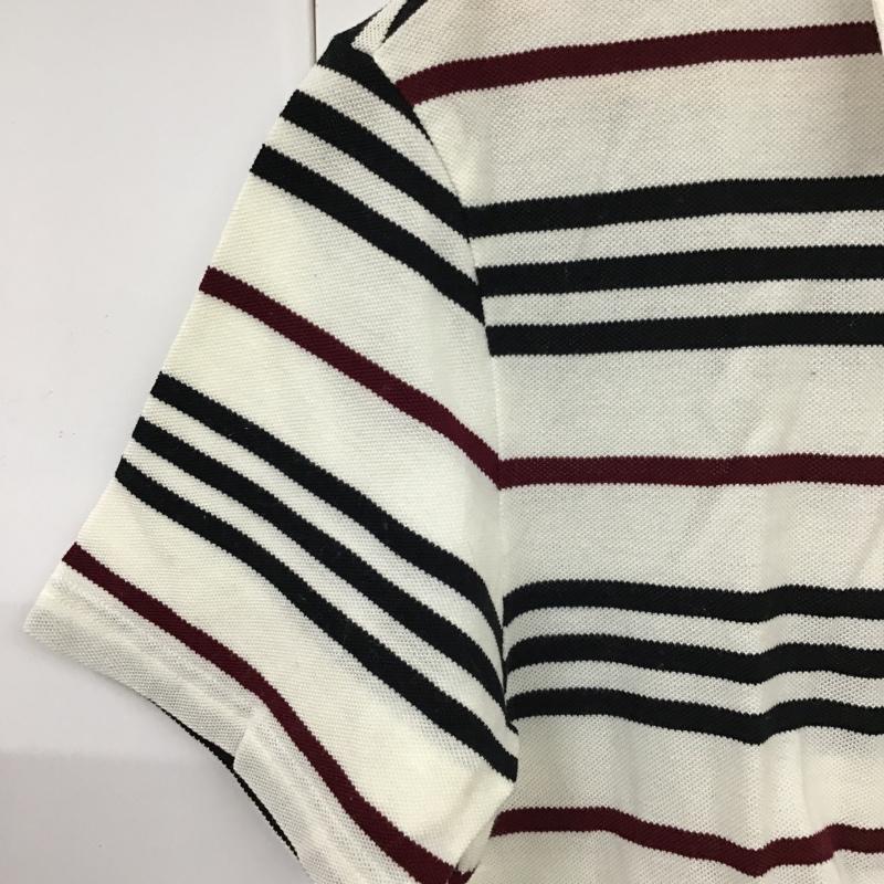 バーバリーブラックレーベル BURBERRY BLACK LABEL ポロシャツ 半袖 半袖ポロシャツ カラーシャツ ボーダーカットソーカジュアルシャツ 2 ボーダー柄 マルチカラー / マルチカラー / メンズ USED 古着 中古 10097472