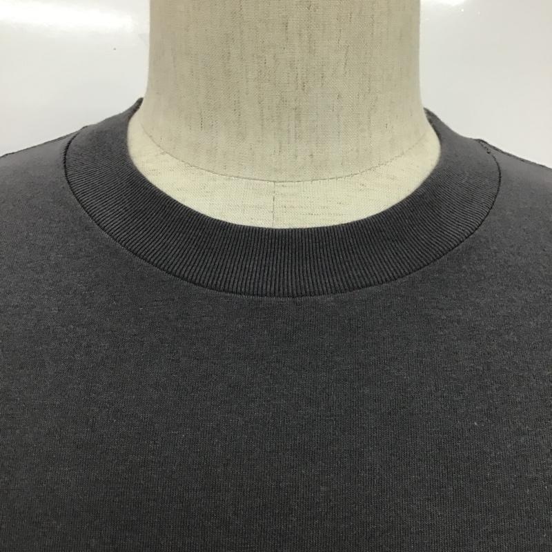 モノマート MONO-MART カットソー 長袖 長袖カットソー クルーネックカットソー ロングスリーブカットソー プリントTシャツ L プリント 灰 / グレー / メンズ USED 古着 中古 10097485