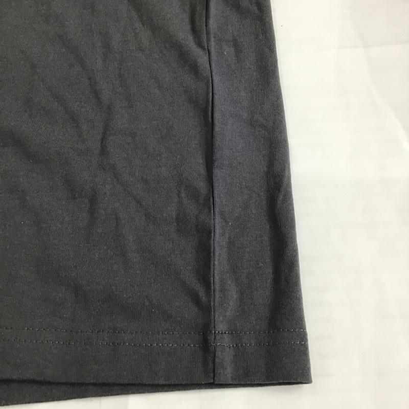 モノマート MONO-MART カットソー 長袖 長袖カットソー クルーネックカットソー ロングスリーブカットソー プリントTシャツ L プリント 灰 / グレー / メンズ USED 古着 中古 10097485