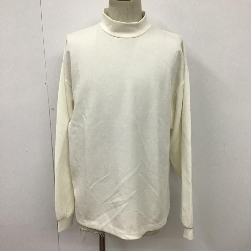 エマクローズ EMMA CLOTHES カットソー 長袖 長袖カットソー クルーネックカットソー ロングスリーブカットソー タートルネック M 無地 白 / ホワイト / メンズ USED 古着 中古 10097488