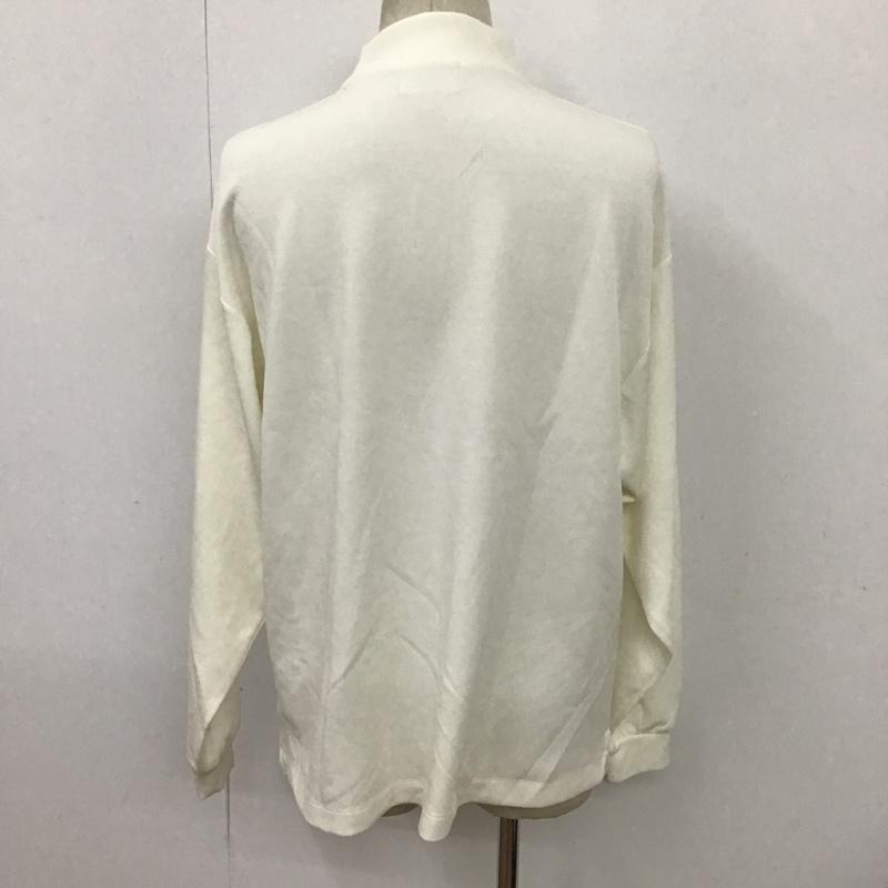 エマクローズ EMMA CLOTHES カットソー 長袖 長袖カットソー クルーネックカットソー ロングスリーブカットソー タートルネック M 無地 白 / ホワイト / メンズ USED 古着 中古 10097488
